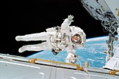 ISS construction space walk