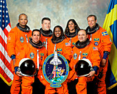 Crew of the STS-116 ISS shuttle mission