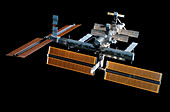 ISS with new solar panels,17/09/2006