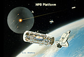 Star Wars neutral particle beam platform