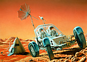 Artist's impression of a Mars Rover