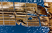 Damage to the Mir space station's Spektr module