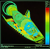 CAD program modelling Hermes internal structure