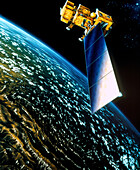 Artist's impression of Landsat 6 satellite
