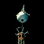 Deployment of TSS-2 tethered satellite,STS-75
