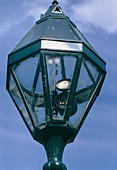 Gas-fuelled street lamp