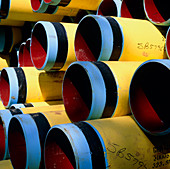 Steel pipes used in the gas industry
