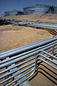 Crude oil storage at Murmal Oilfield,Oman