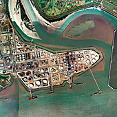 Coryton oil refinery,aerial image