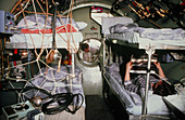 Saturation chamber of a diving vessel