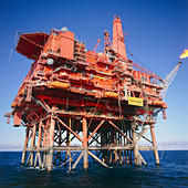 Murchison platform,production rig in North Sea