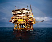 Claymore-A - North Sea oil rig