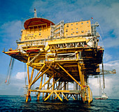 Heather-Alpha oil production platform in North Sea