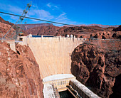 Hoover hydroelectric dam,Colorado River,USA