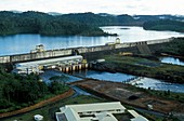Hydroelectric dam,South America