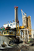 Geothermal drilling rig