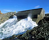 Limpet wave power station