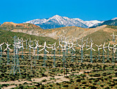 Wind farm,San Gorgonio Pass,California