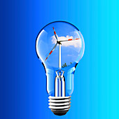 Wind power,conceptual image