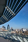 Solar panels on City Hall,London,UK