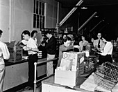 Commissary at Los Alamos during Manhattan Project