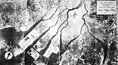 Hiroshima after atom bomb,aerial view