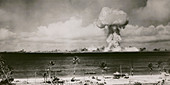 Atomic explosion at Bikini Atoll,1946