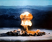 Atomic bomb explosion