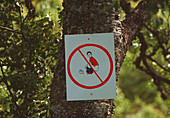 No defecation sign