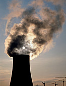 Cooling towers at Sellafield nuclear power plant