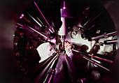 Laser fusion research