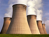 Power station cooling towers