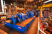 Power station turbine hall