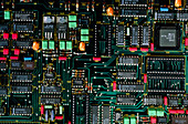 Printed circuit board with electronic components