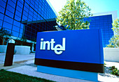 Intel computer chip manufacturer's headquarters