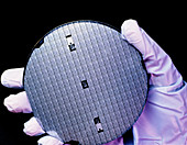 Odometer wafer carrying integrated circuits