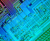 Surface of microchip