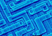 SEM of integrated circuit fron Computer's