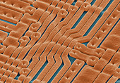 EPROM silicon chip,SEM