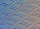 SEM of micromechanical flaps that disrupt airflow