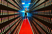 Store of data tape cartridges,NCAR,USA