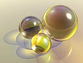 Three spheres,artwork