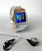Wrist watch MP3 player