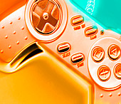Computer artwork of a Sony playstation gamepad