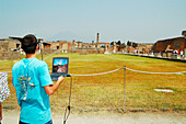 Virtual reality system,Pompeii