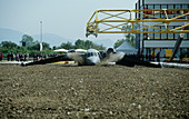 LISA airplane crash test facility