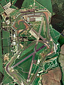 Silverstone race track,aerial image