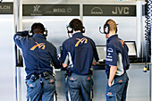 Formula One computer technicians