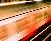 Moving tube train