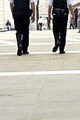 Police officers patrolling